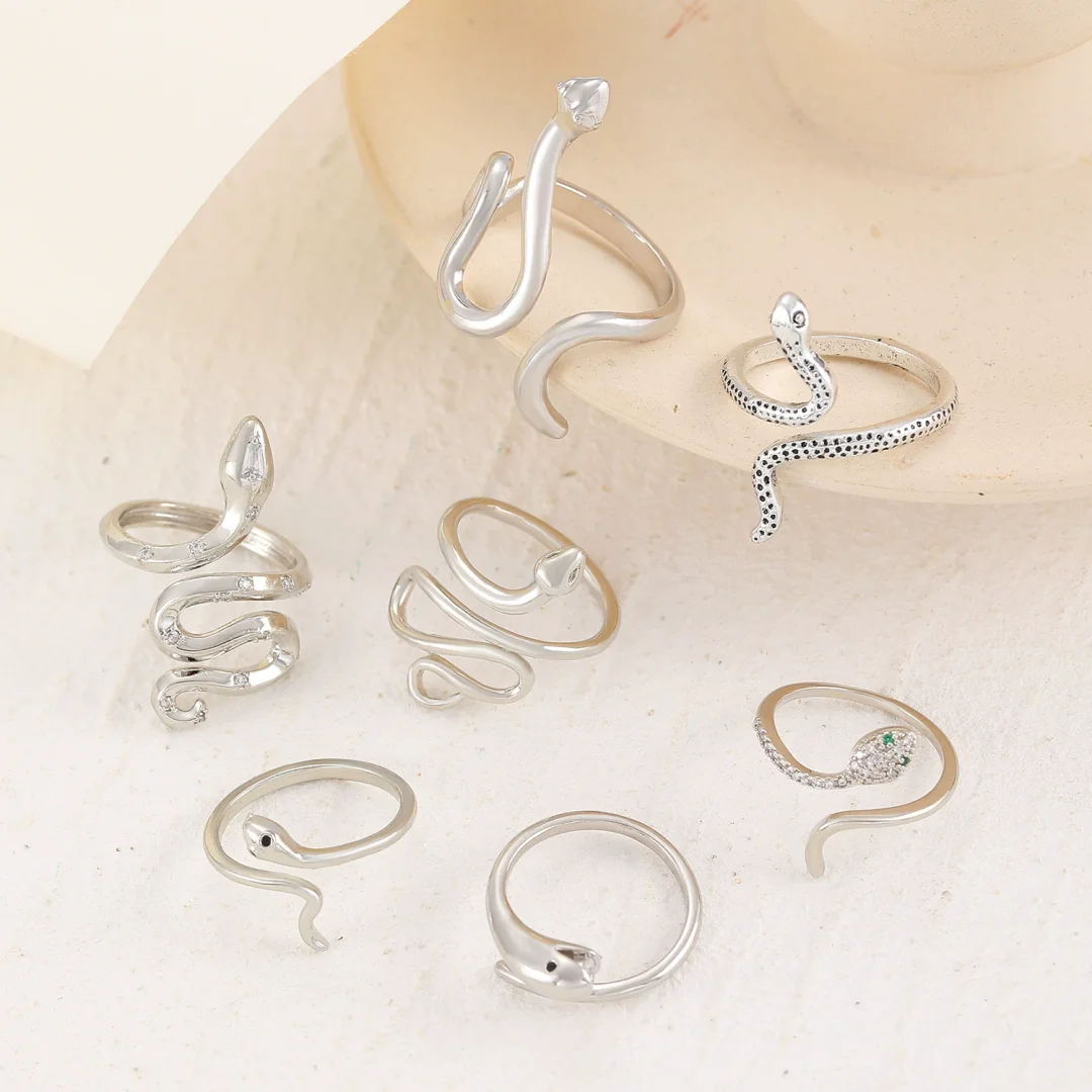 Snake Zirconia Ring