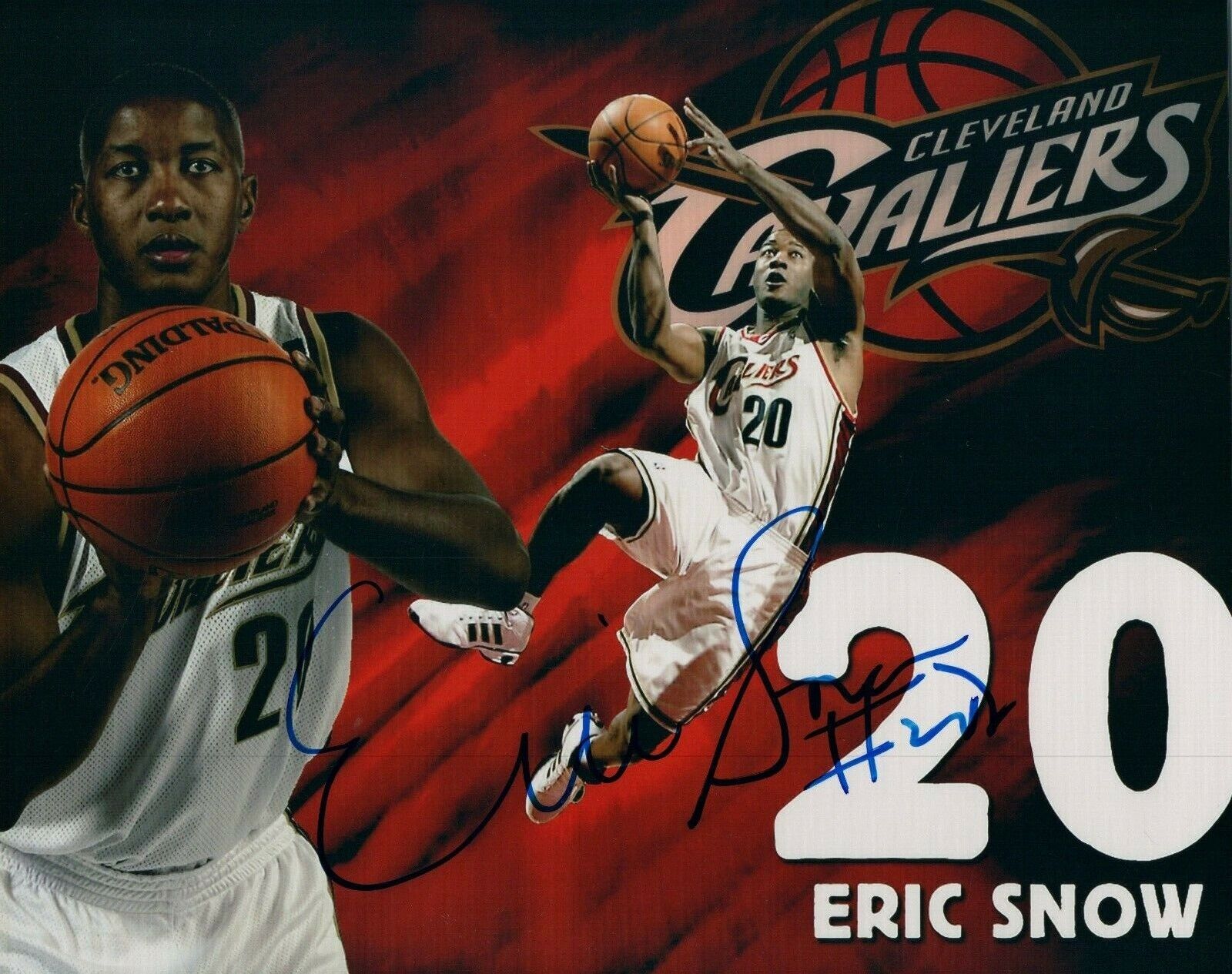 Eric Snow NBA Cleveland Cavaliers Hand Signed Autograph 8x10 Photo Poster painting
