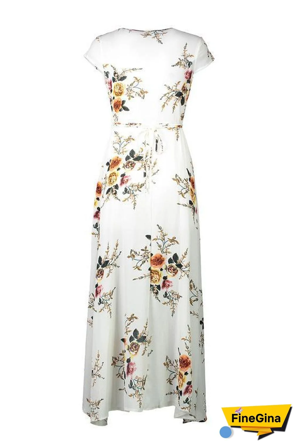 Floral Bohemian Beach Dress