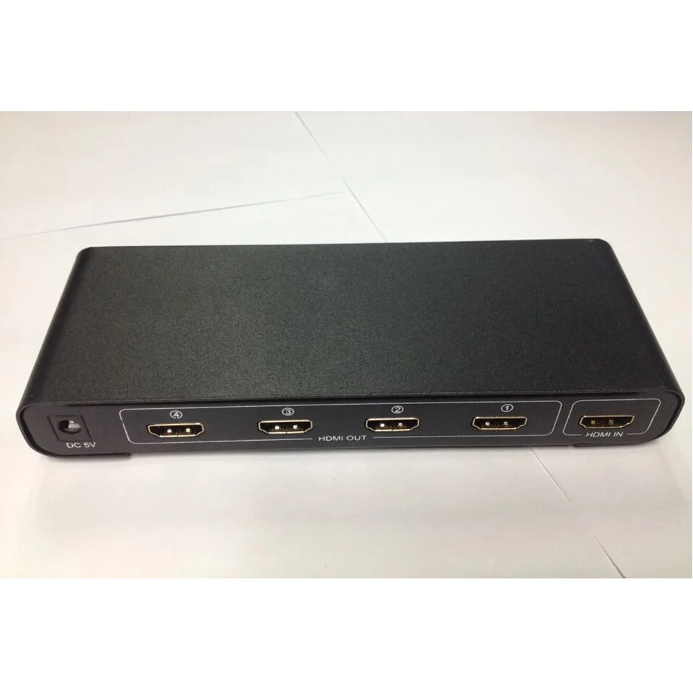 HDMI Splitter 1*4 Support Full HD 1080P 3D HDMI Splitter 1 To 4 Black