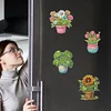 6 PCS Pot - 5D DIY Sticker Magnet