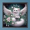 Cat Angel Wings-Special Shaped Diamond Painting