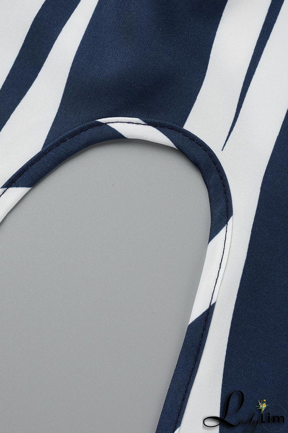 Tibetan Blue Fashion Casual Print Bandage Backless Off the Shoulder Tops