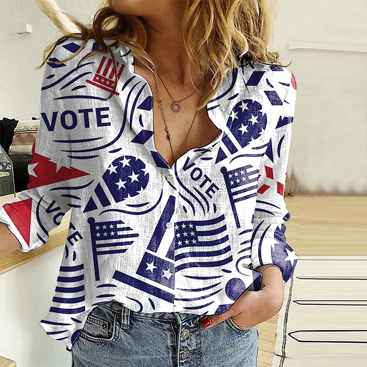Vote For Your Rights Women's Rights Print Shirt