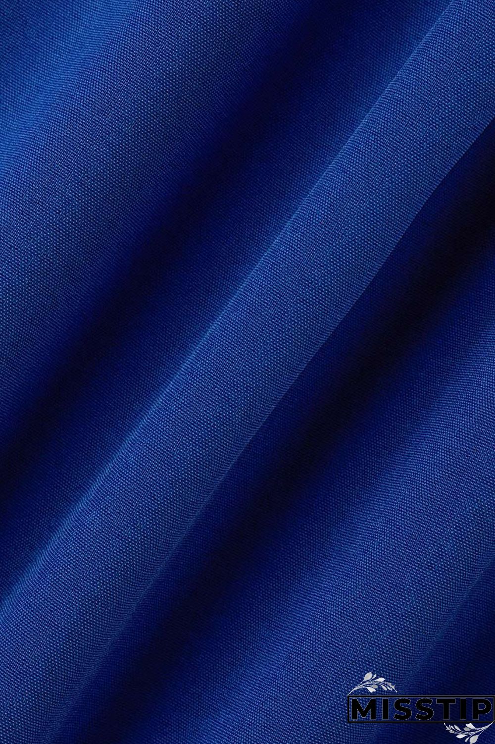 Blue Casual Solid Patchwork Fold Stringy Selvedge O Neck A Line Dresses