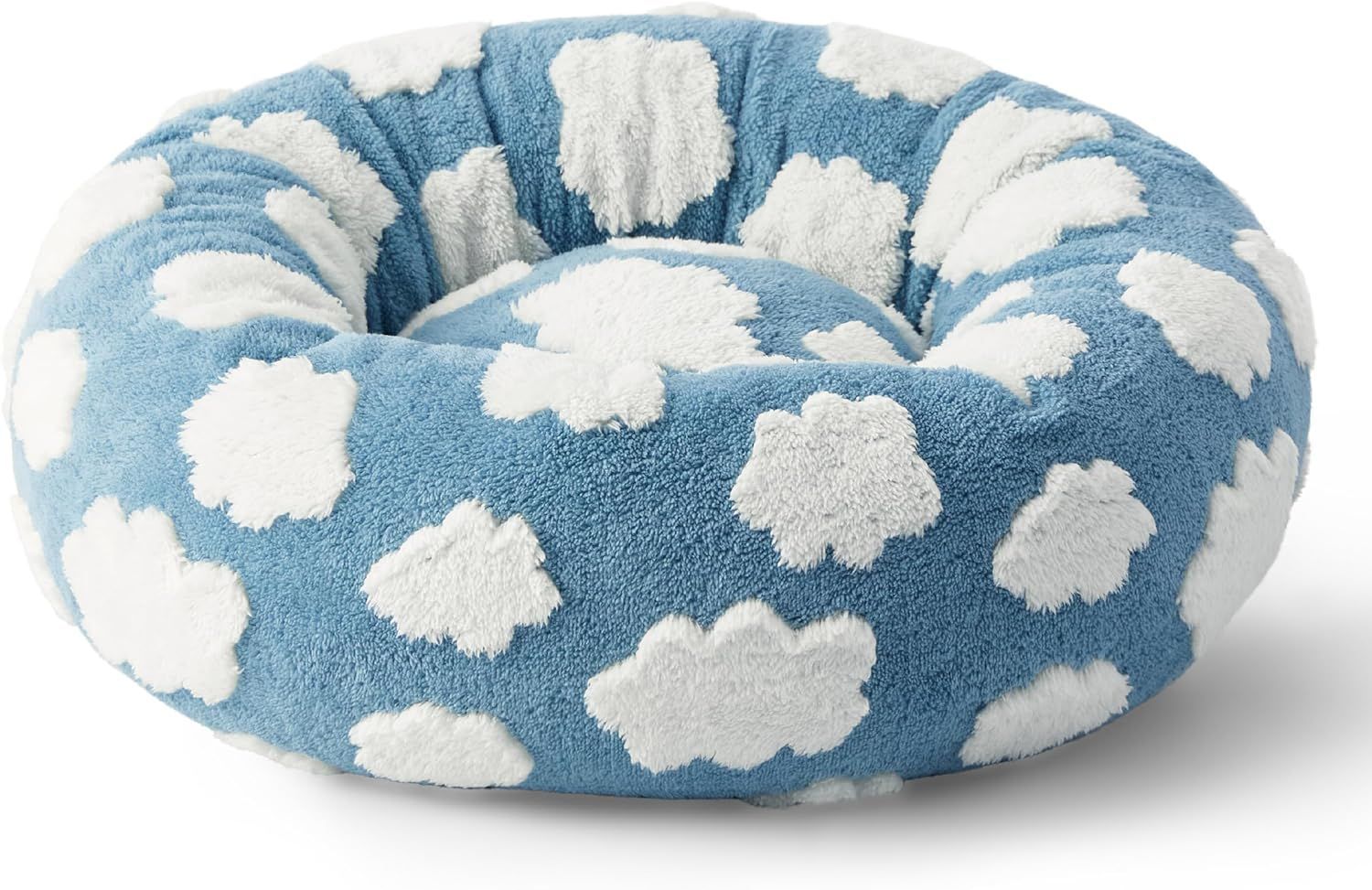 Cute Calming Bed for Dog/Cat, Small/Medium/Large Round Pet Bed for Indoor