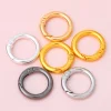 Metallic Spring Circle Buckles DIY Fashion Accessories