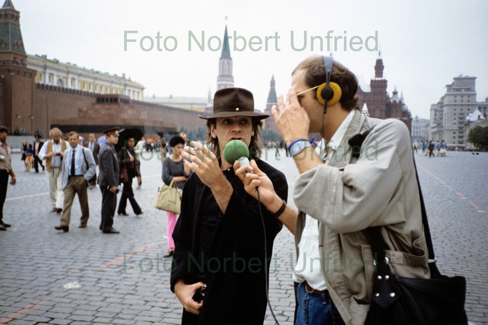 Udo Lindenberg - Moskau Russland - Foto 20 x 30 cm ohne Autogramm (Nr 2-5