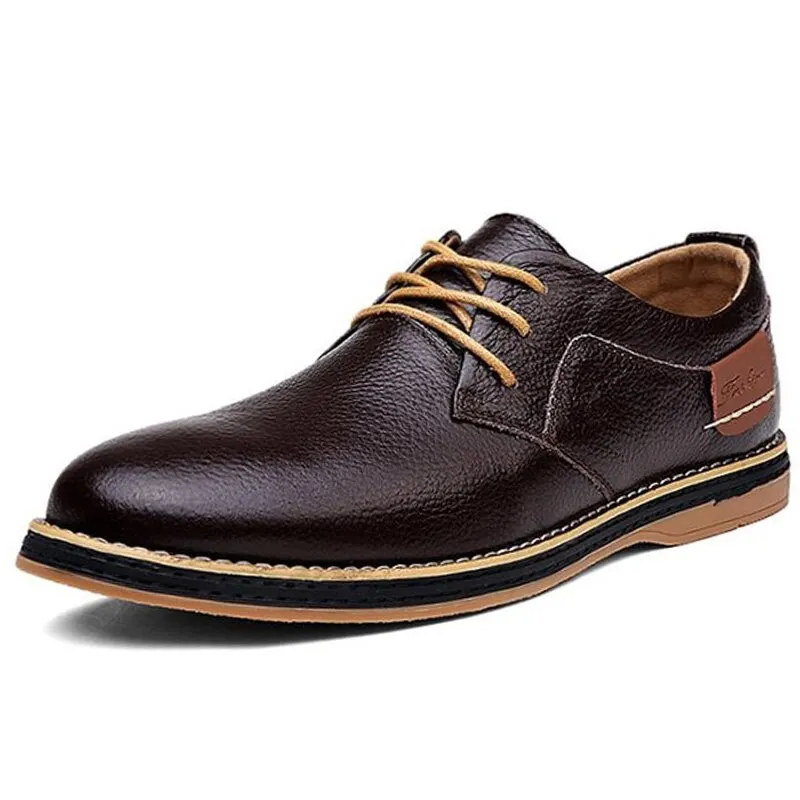 Brand Men's Casual Shoes Dress Men's Leather Boots Oxford Shoes Men Moccasins Comfortable Fashion Office Footwear Loafers Male