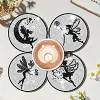 8pcs DIY Diamond Painting Coaster Kit With Holder - Cartoon