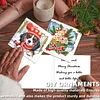 12Pcs Diamond Painting Cave Snowman Greeting Card Set with Envelope