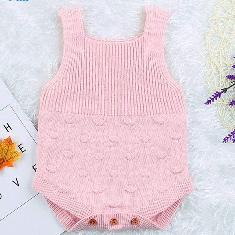 Baby Romper Jumpsuit Autumn Sweater Baby Knitted Sweater Jumpsuit Children Warm Clothing Fashion Jumpsuit