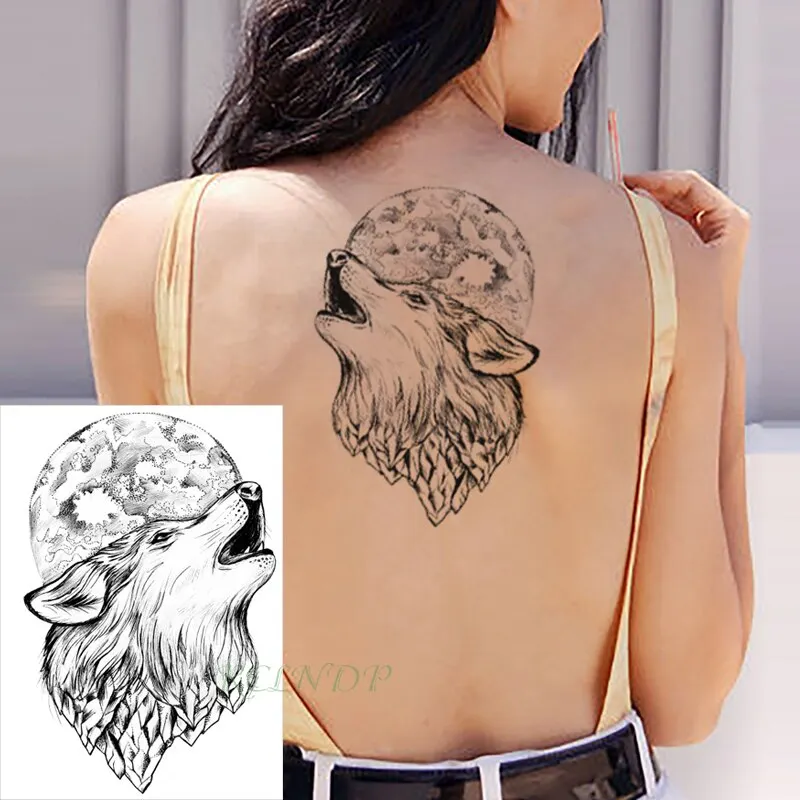 Waterproof Temporary Tattoo sticker cartoon pink deer garland crown flower big flash tatoo fake tatto for Girl Men Women kid