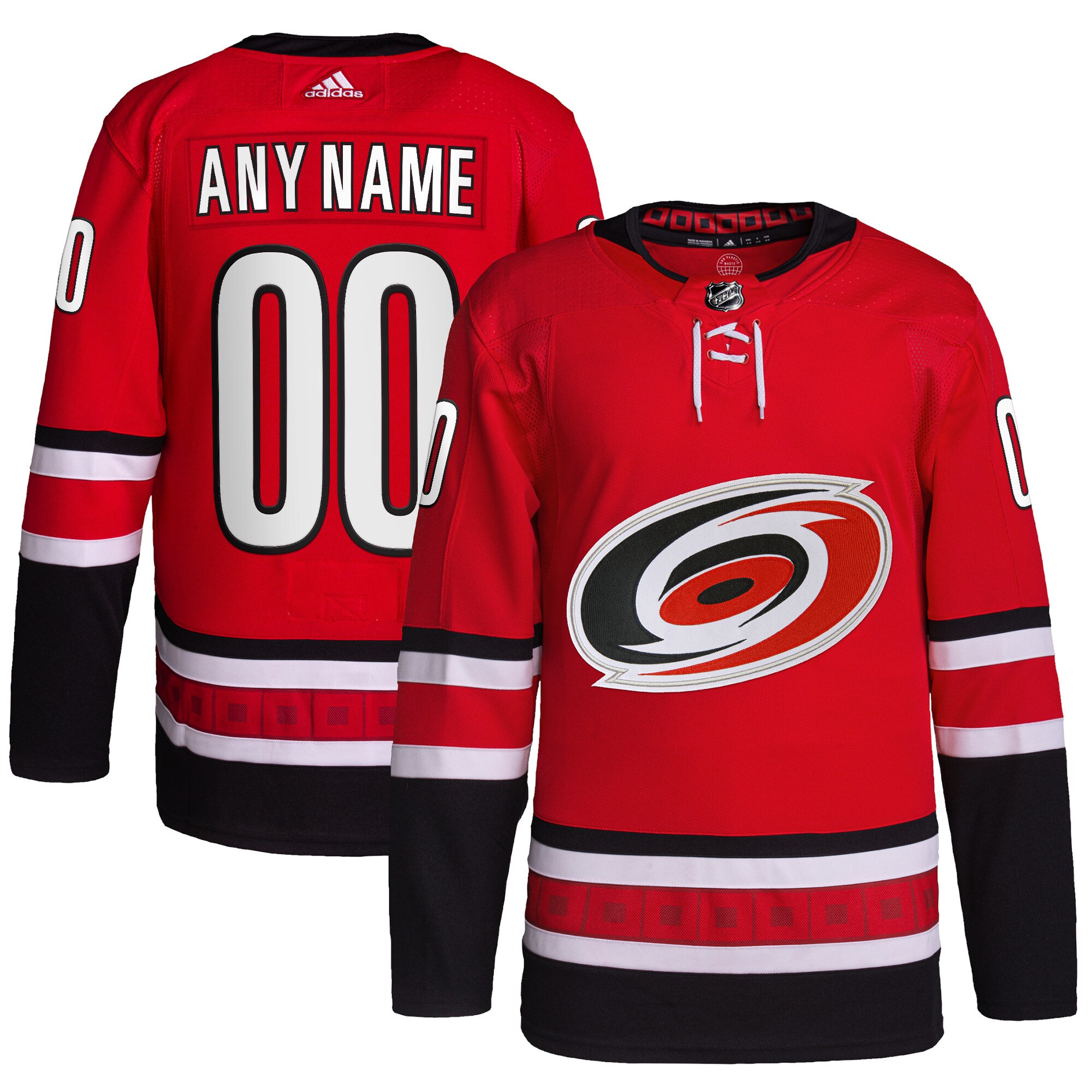 Carolina Hurricanes   Alternate  Primegreen  Custom Jersey – Red mysite