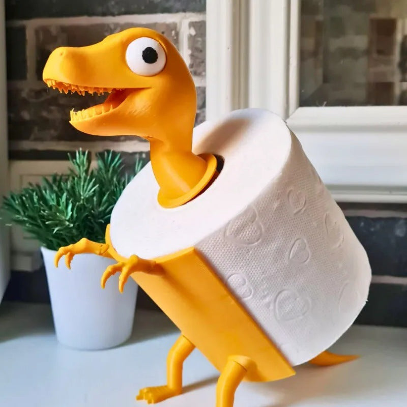Dinosaur-Shaped Toilet Paper Holder
