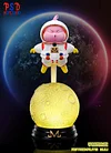 Astronauts Buu alone on the moon night light with LED - Dragon Ball Resin Statue - PSD Studios