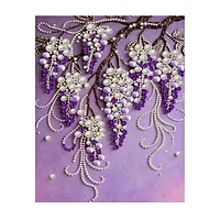 Purple Wisteria - Pearls Painting