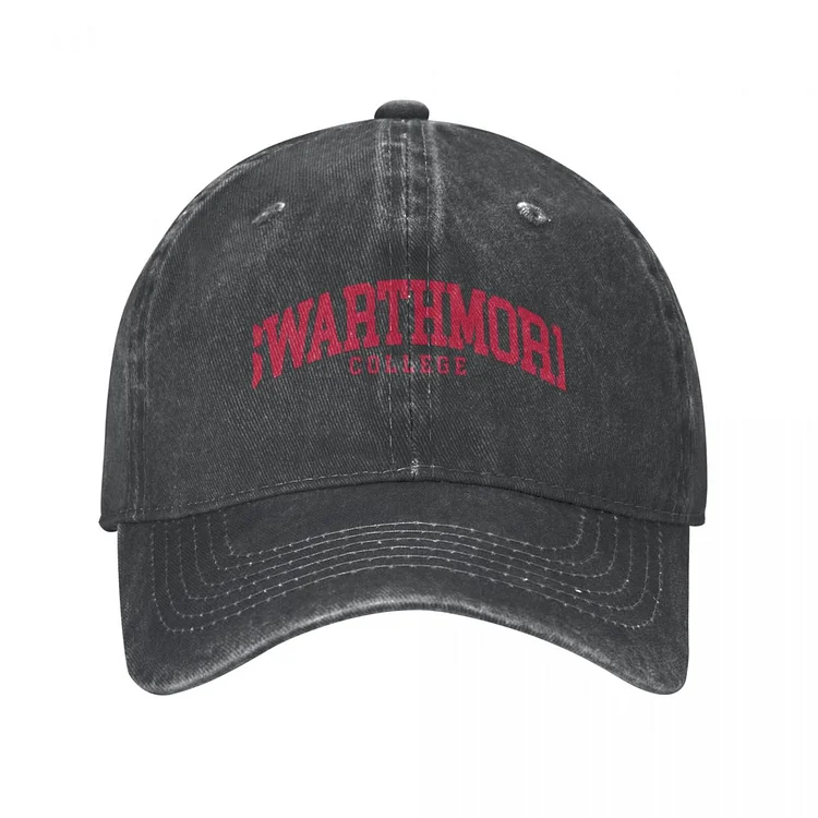 swarthmore - college font curved Cowboy Hat Custom Cap Women Caps MenS