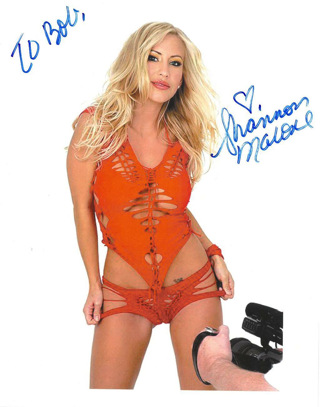 Shannon Malone Signed 8.5x11 Photo Poster painting w/2 Signed Benchwarmer Cards PSA/DNA #B78903