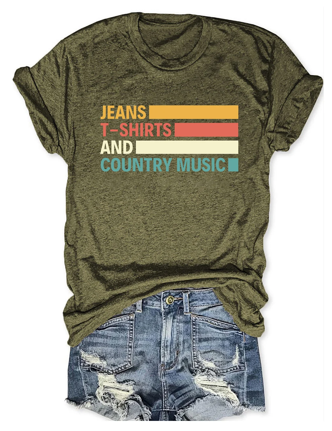Jeans T-shirts And Country Music T-Shirt