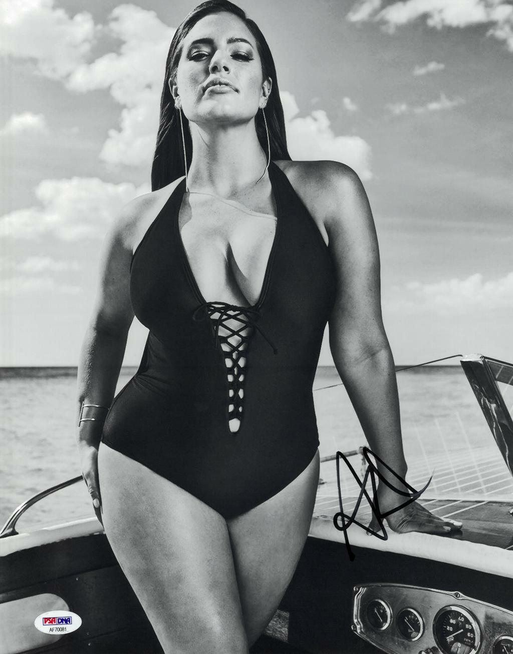 Ashley Graham Signed Authentic Autographed 11x14 B/W Photo Poster painting PSA/DNA #AF70081