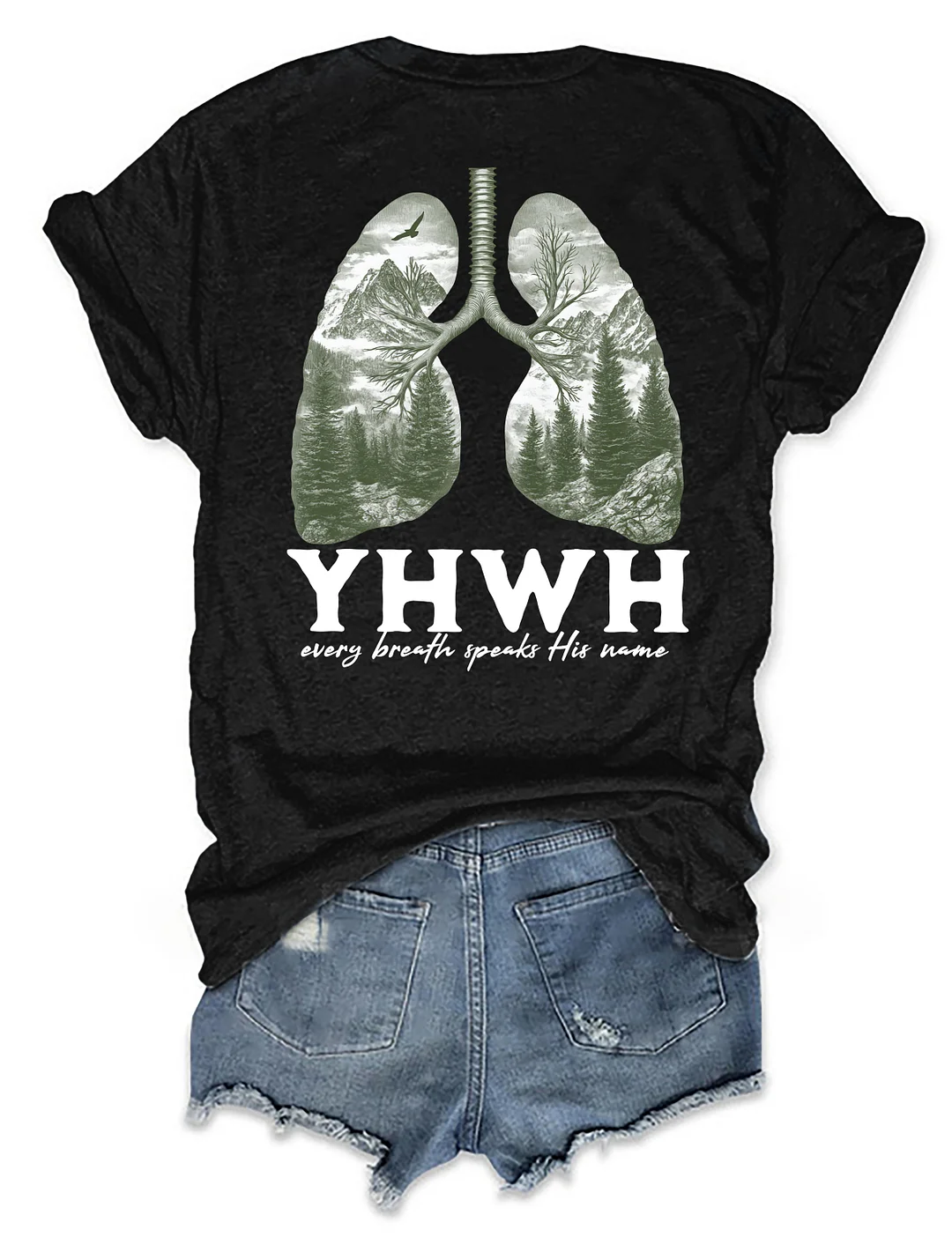 Yhwh Lungs Christian T-shirt
