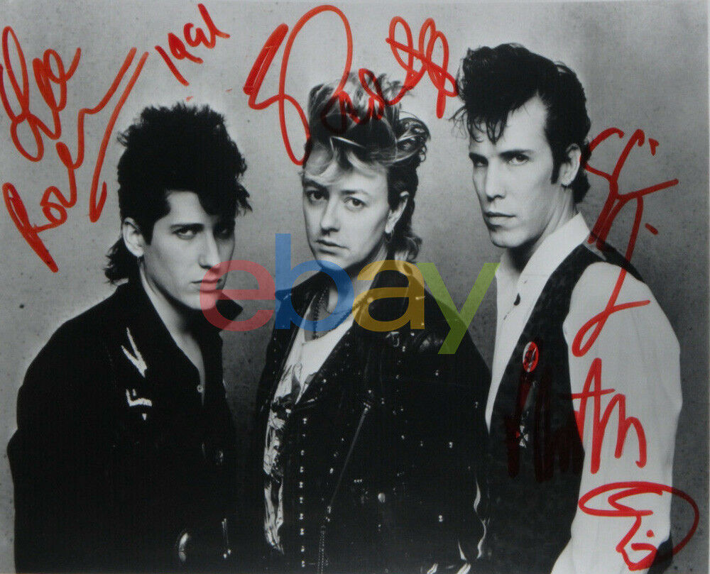 The STRAY CATS signed 8x10 autographed Photo Poster painting reprint