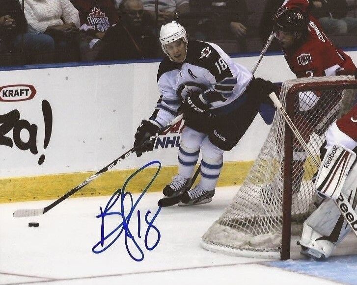 Bryan Little signed Winnipeg Jets 8x10 Photo Poster painting autographed 3