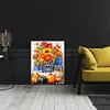 Diamond Painting-DIY Full Round Drill Pumpkin Sunflowers