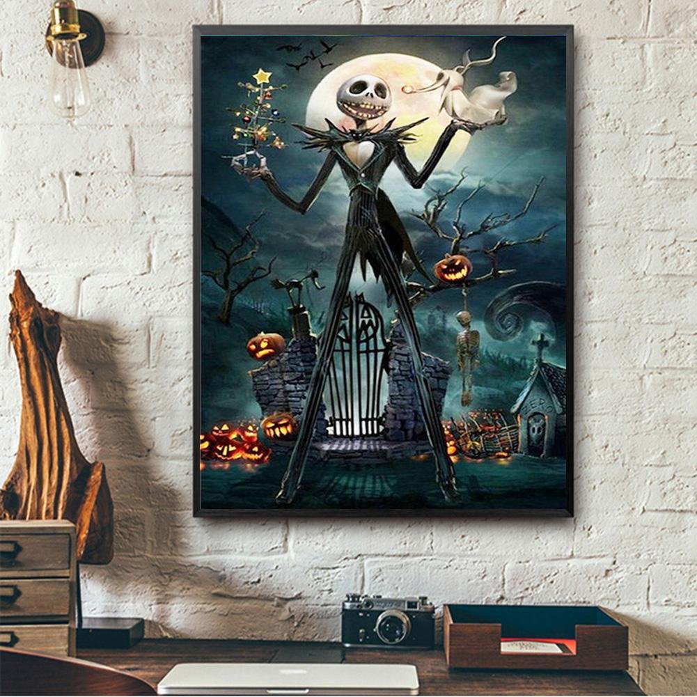 The Nightmare Before Christmas- Full Round - Diamond Painting