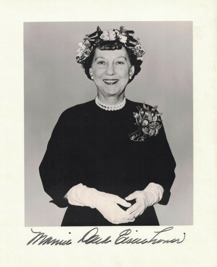 MAMIE DOUD EISENHOWER Signed Photo Poster paintinggraph - former US First Lady DWIGHT D preprint