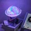 Saturn Ring Fantasy Bluetooth Speaker Desktop Ornament Planet Night Light Speaker