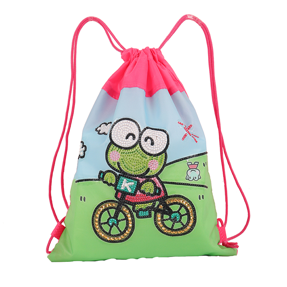 

Frog - 5D DIY Craft Drawstring Backpack Bag, 501 Original