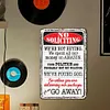 Warning sign - Metal Tin Signs(8*12Inch/12*16Inch)