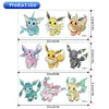 2 Sheet DIY Pok&eacute;mon-Diamond Painting Free Sticker