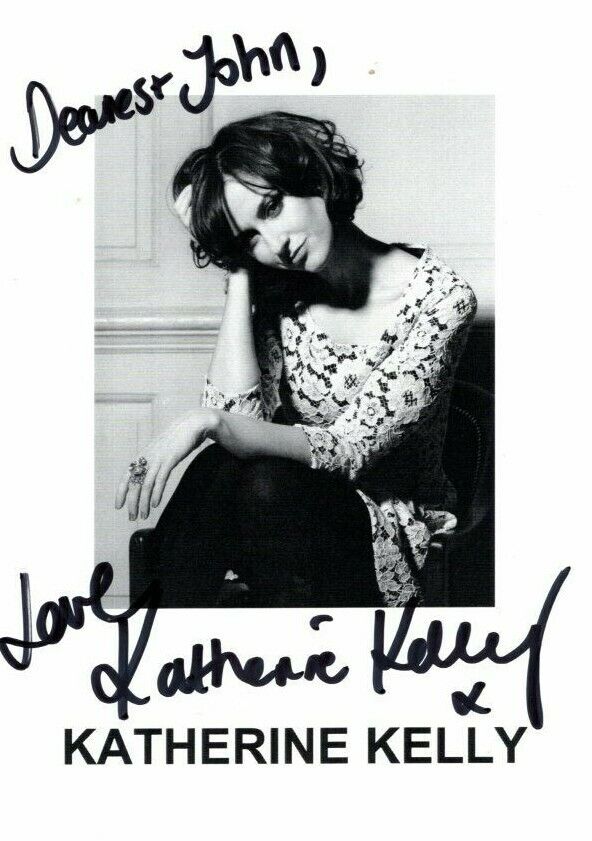 KATHERINE KELLY Signed Autographed Photo Poster paintinggraph - To John