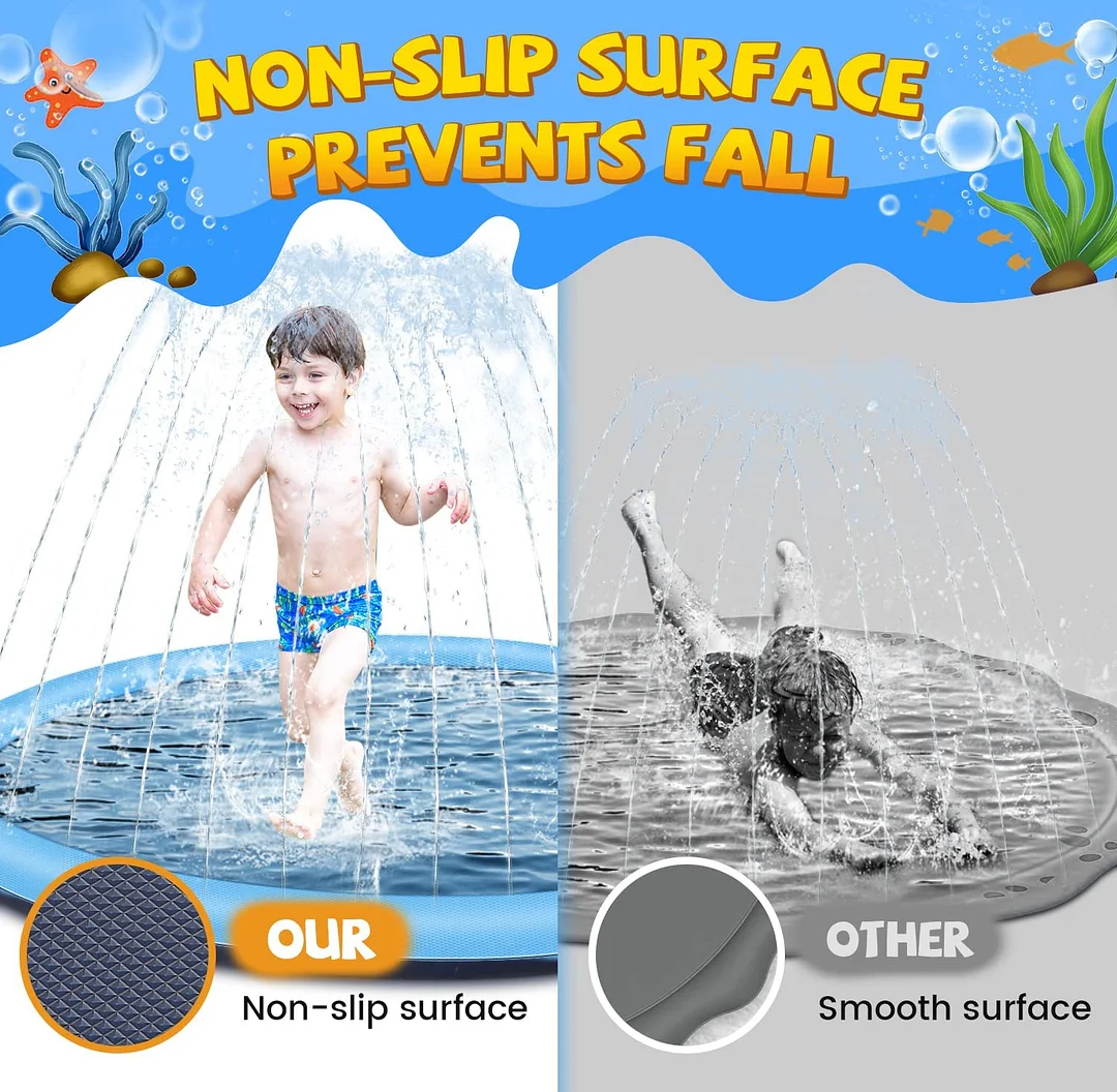 Dog Splash Pad 67"-95"