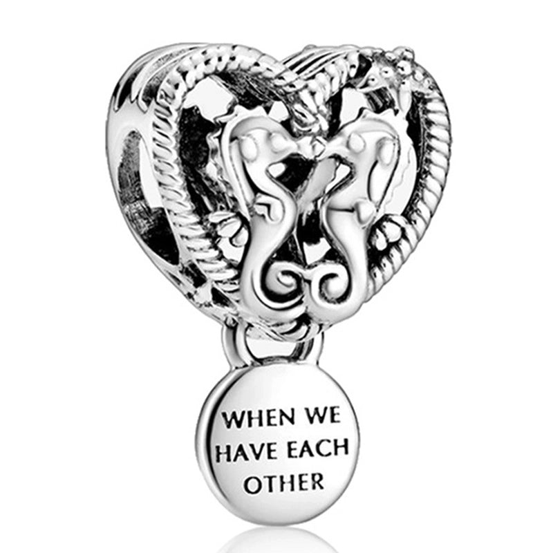 1 PC/Package Metal Rhinestones Plating Inlay Polished Pendant Beads