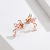 Sterling Silver Flamingo Stud Earrings