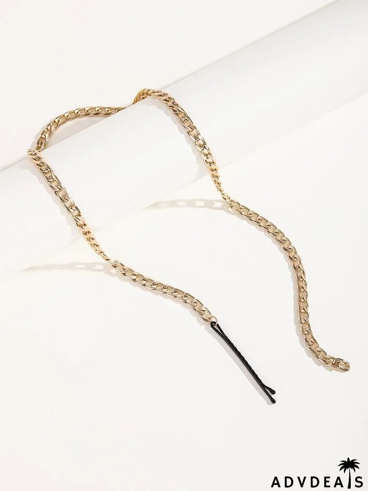 Chain Decor Hair Clip