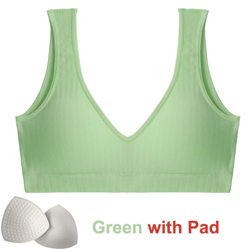 Women Crop Top Sexy Push Up Brassiere Tube Tops Seamless Bra Tank Top Bralette Lingerie for Female Underwear Backless Intimates