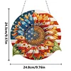 Independence Day Sunflower Double Sided - 5D DIY Pendant