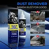 Rust Remover Spray for Metal with Sponge and Towel Multipurpose Rust Stain Remover Spray for Car Wheels & Household Appliances 100ml