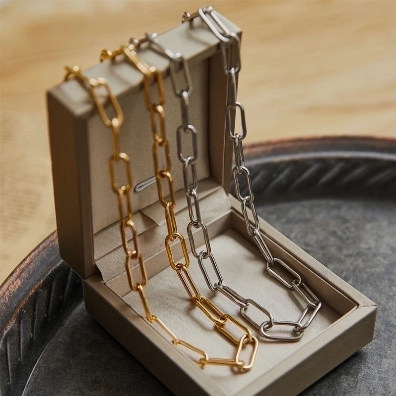 304 Stainless Steel 18K Gold Plated Casual Plating Geometric None Choker