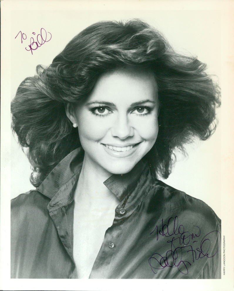 Sally Field (Vintage, Inscribed) signed Photo Poster painting COA