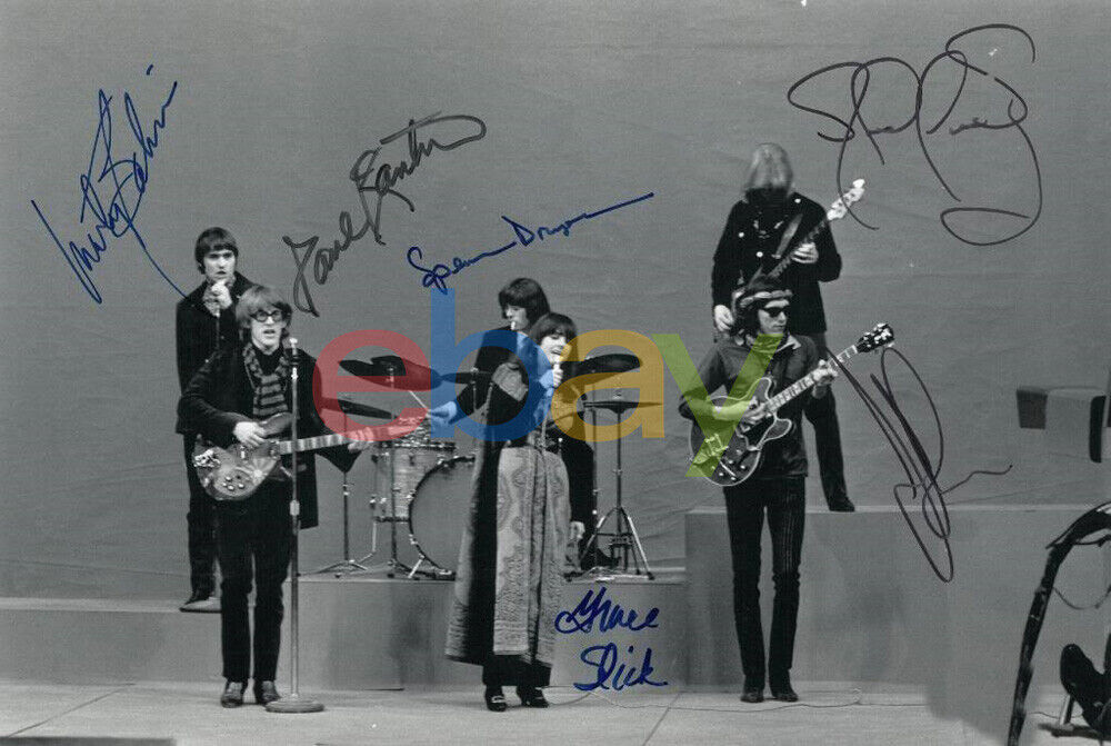 Jefferson Airplane SIgned 8x10 Autographed Photo Poster painting reprint