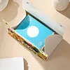 (24cm)Diamond Art Tissue Box Cover DIY PU Desktop Organizer Large(farm chicken)