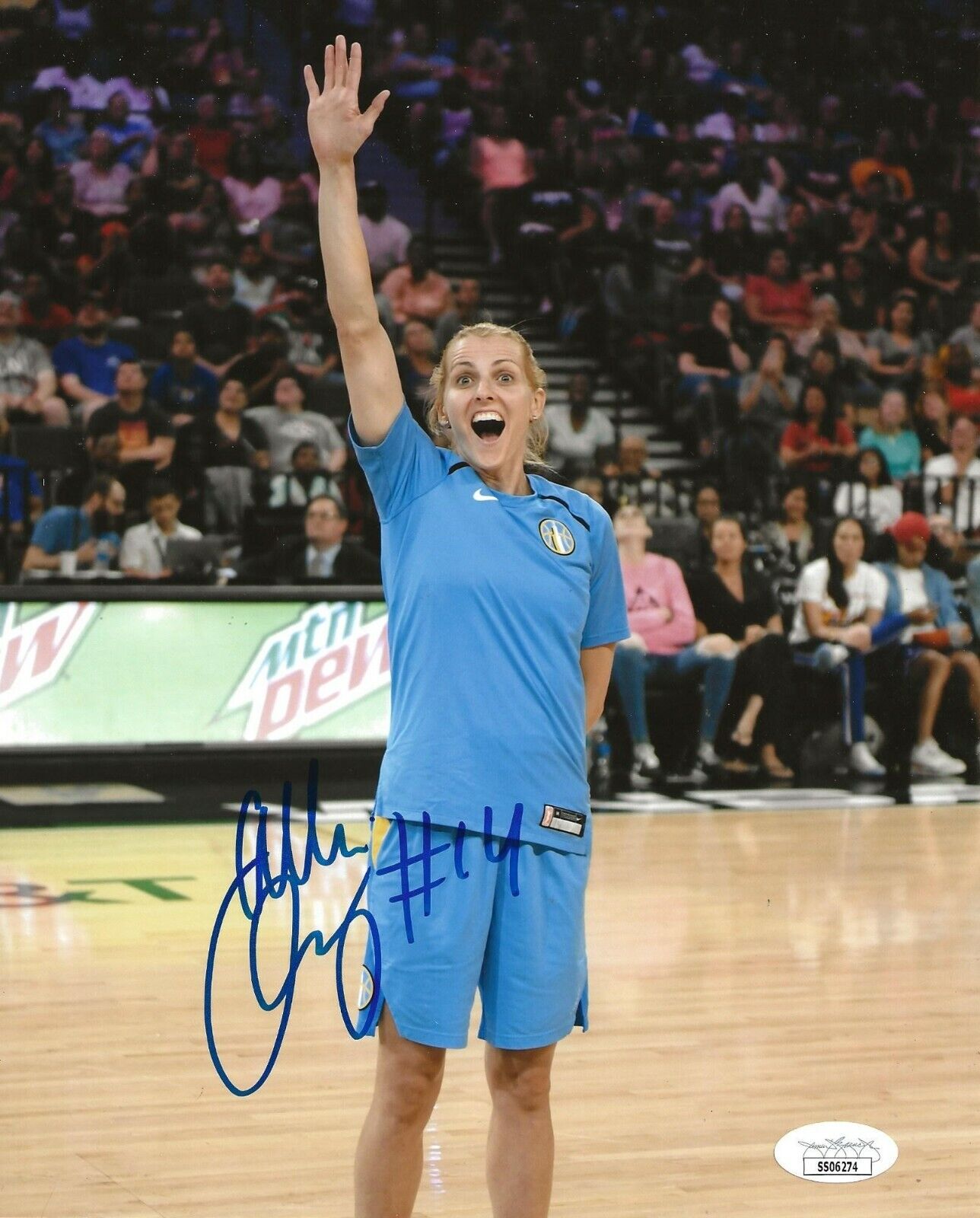 Allie Quigley signed Chicago Sky 8x10 Photo Poster painting autographed 3 JSA