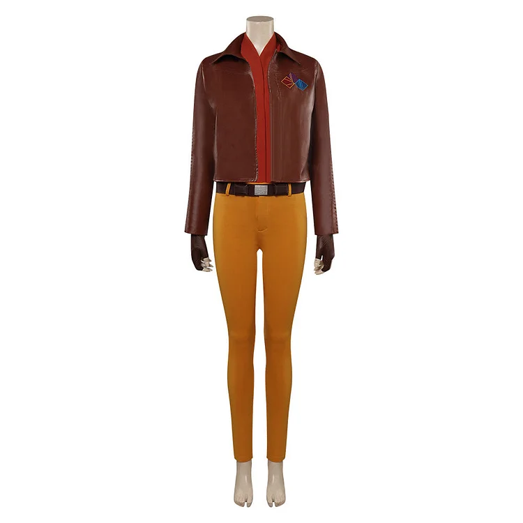 Ahsoka 2023 Sabine Wren Brown Leather Jacket Outfits Cosplay Costume Halloween Carnival Suit