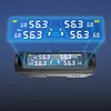 Tire Pressures Monitoring System with 4 Sensors Real-Time Pressure Monitor with Solar Charge and USB LCD Display for Cars SUVs Trailer & Light Trucks (External)